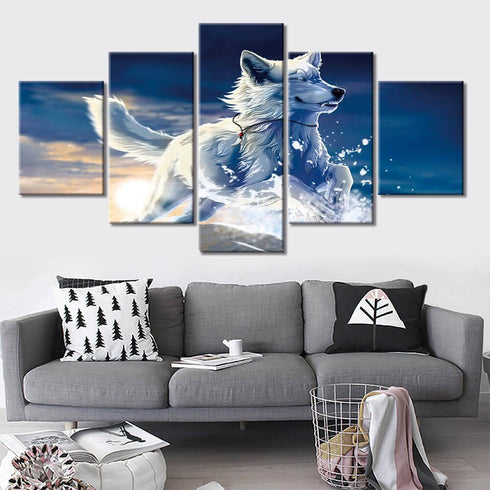 Tableau Loup Esprit